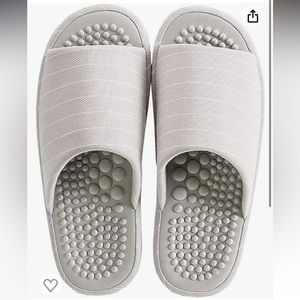 Cotton Open-Toe Home Slippers Indoor Shoes 5-6.5